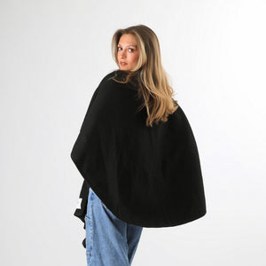 Poncho Pia Black Humana