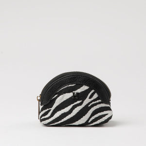 Monedero Zebra Negra Humana
