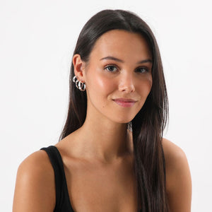 Aros Set Cela Plateado i-D