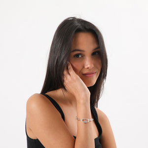 Pulsera Blanda Ramona Plateada i-D