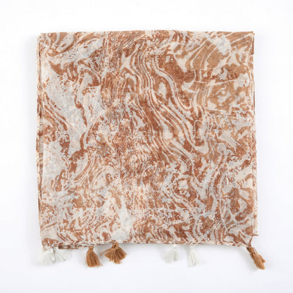 Pañuelo Estampado Crawley Beige I-D