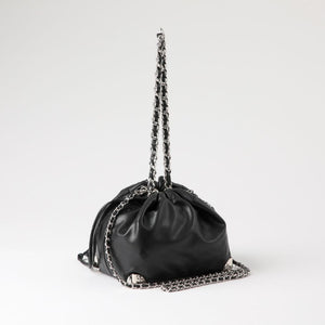 Cartera Bandolera Caty Ecocuero Negro Humana