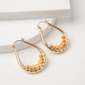 Aros Mediano Apricot Crush 16 Dorado Tatienne