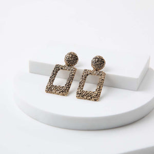 Aros Mediano Santorini Dorado Humana