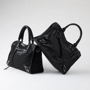 Cartera Hombro Coco Suede Black Humana