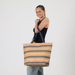 Cartera Tote Padua Azul Playa ID