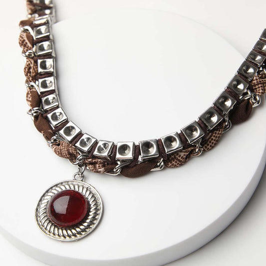 Collar Corto Café Channel Tatienne