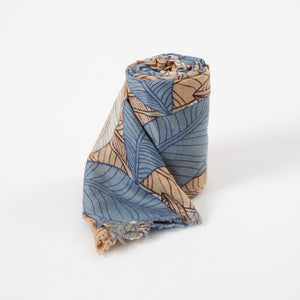Pañuelo Estampado Celosia Beige i-D