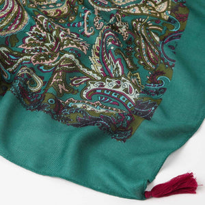 Pañuelo Estampado Delia Verde Humana