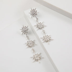 Aros Largo Brenda Plateado i-D