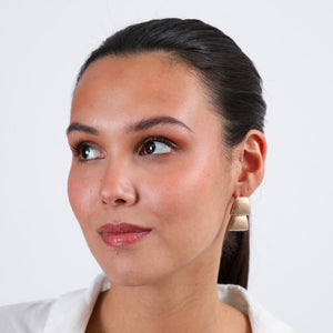 Aros Mediano Ethnic Dorado Tatienne