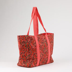 Cartera Capri Canvas Print Rojo Tatienne