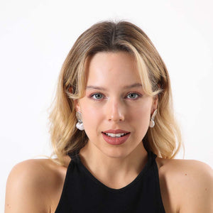 Aros Medianos Jazmín Plateados Humana