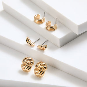 Set De Aros Aina Dorado Tatienne