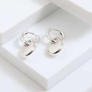 Aros Argollas Glow Plateado Humana
