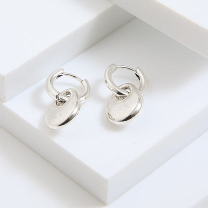 Aros Argollas Glow Plateado Humana