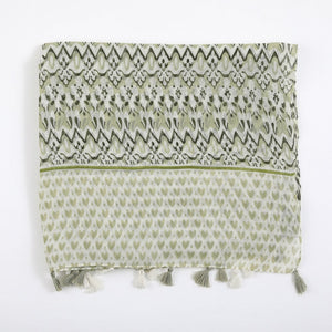 Pañuelo Estampado Alamo Green I-D