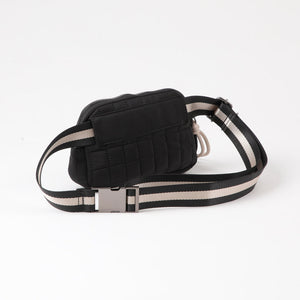 Cartera Banano Clara Negro Humana