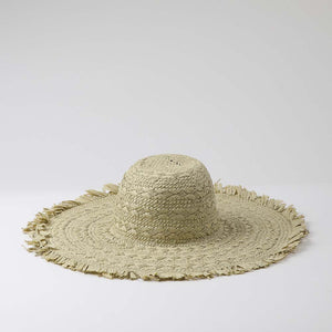 Sombrero Fringes Beige Humana