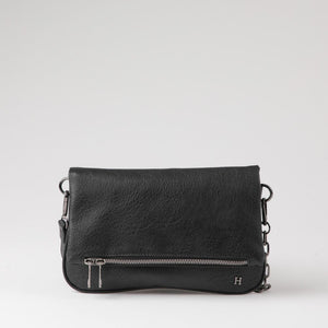 Cartera Bandolera Delia Ecocuero Negro Humana