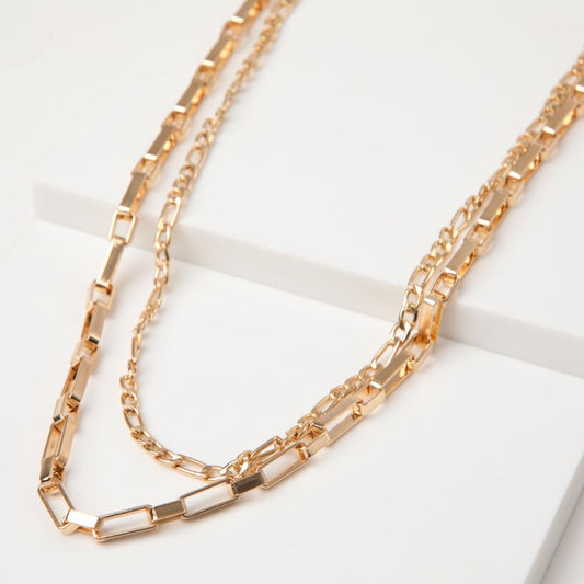 Collar Set Apricot Crush 4 Dorado Tatienne