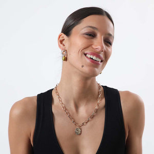Collar Corto Peara Dorado i-D