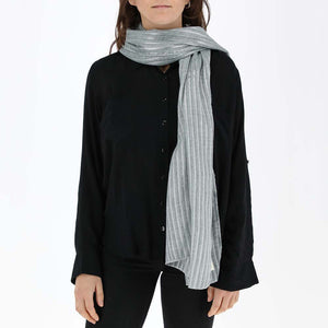 Pañuelo Liso Zigzag Gris Humana