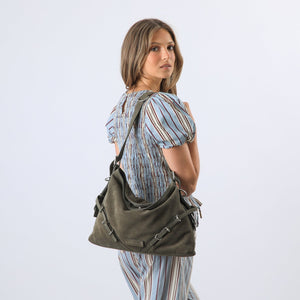Cartera Venice Suede Olive Freelosophy