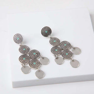 Aros Largo Lavanda Celeste Humana