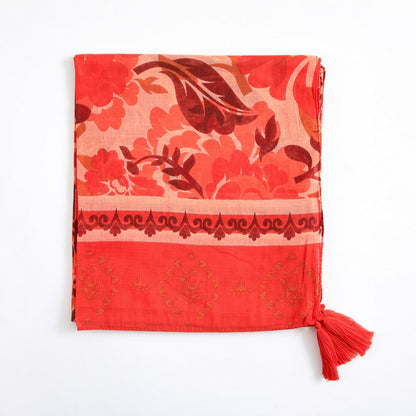 Pareo Estampado Klaus Rojo Tatienne