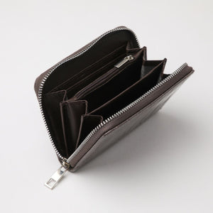 Billetera Mediana Croco Gris i-D