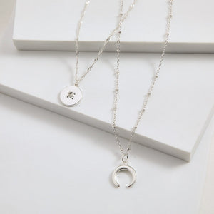 Collar Corto Pía Plateado I-D