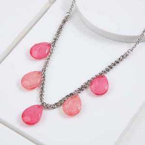 Collar Largo Henares Rosado Tatienne