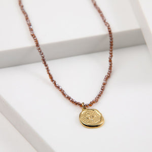 Collar Largo Bego Morado Humana