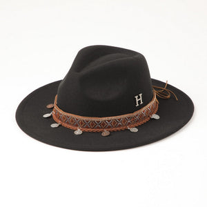 Sombrero Paul Negro Humana