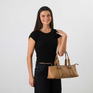 Cartera Hombro Celosia Camel I-D