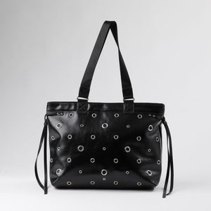 Cartera Tote Ecocuero Casey Negro Humana