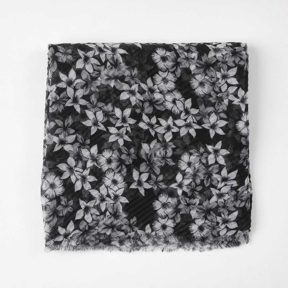 Pañuelo Estampado Nia Negro Tatienne