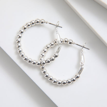 Aros Argollas Nora Plateado Tatienne