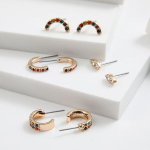 Set de 4 aros Dionea Dorado ID