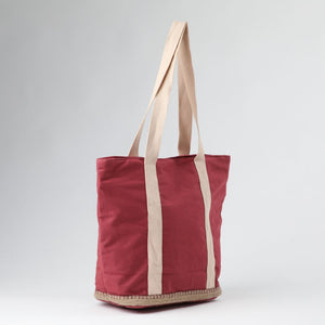 Cartera Hombro Canvas Bermudas Burdeo Tatienne