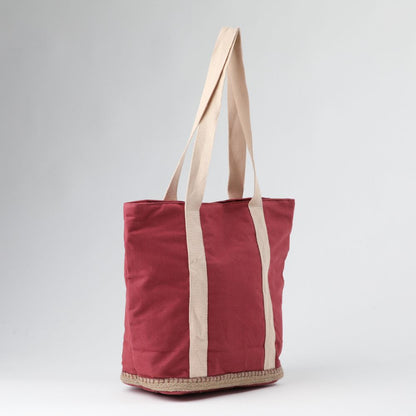 Cartera Hombro Canvas Bermudas Burdeo Tatienne