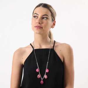 Collar Largo Henares Rosado Tatienne