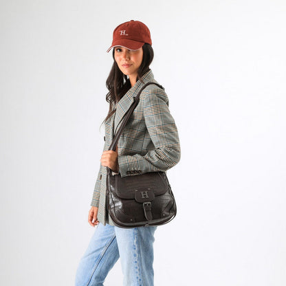 Cartera Bandolera Delfa Café Humana