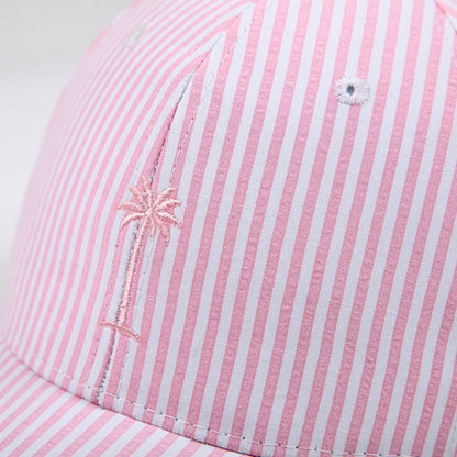 Sombrero Jockey Palm Beach Rosado Humana
