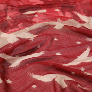 Pañuelo Estampado Alhama Rojo Humana