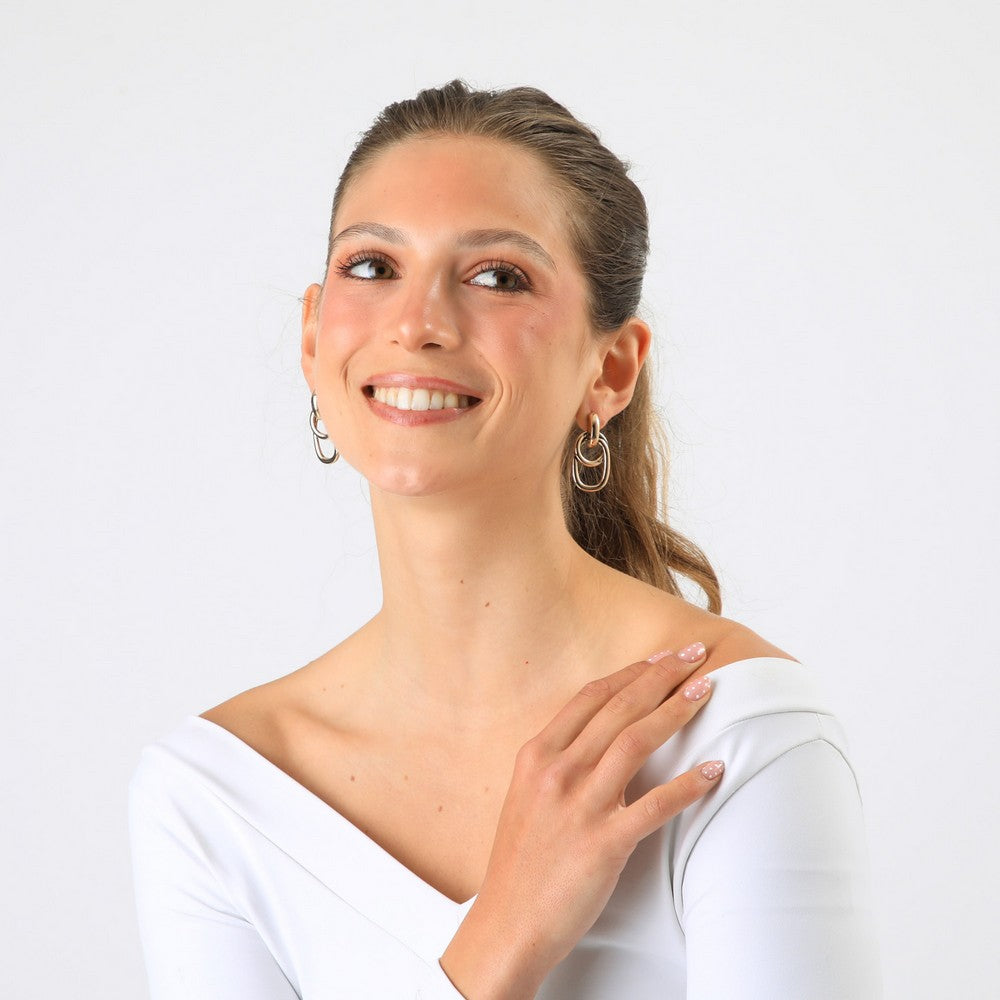 Aros Medianos Olia Dorado Humana