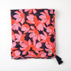 Pañuelo Estampado Daniel Fucsia Humana