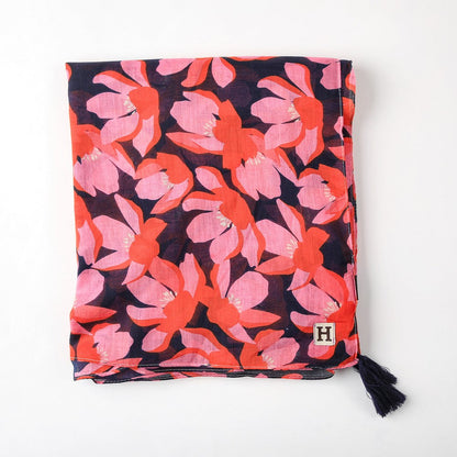 Pañuelo Estampado Daniel Fucsia Humana