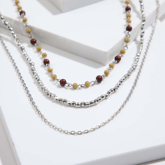 Collar Largo Alheli Beige Humana